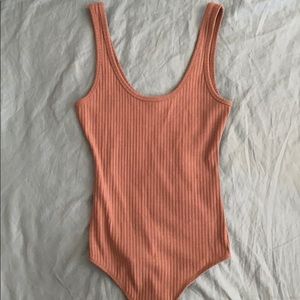Dex from Neiman Marcus tan bodysuit